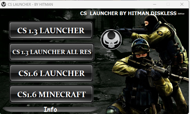 cs 1.3 and 1.6 full network support with fixed serial and wide screen