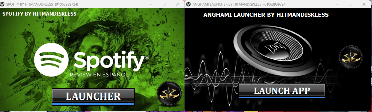 music launchers PORTABLE